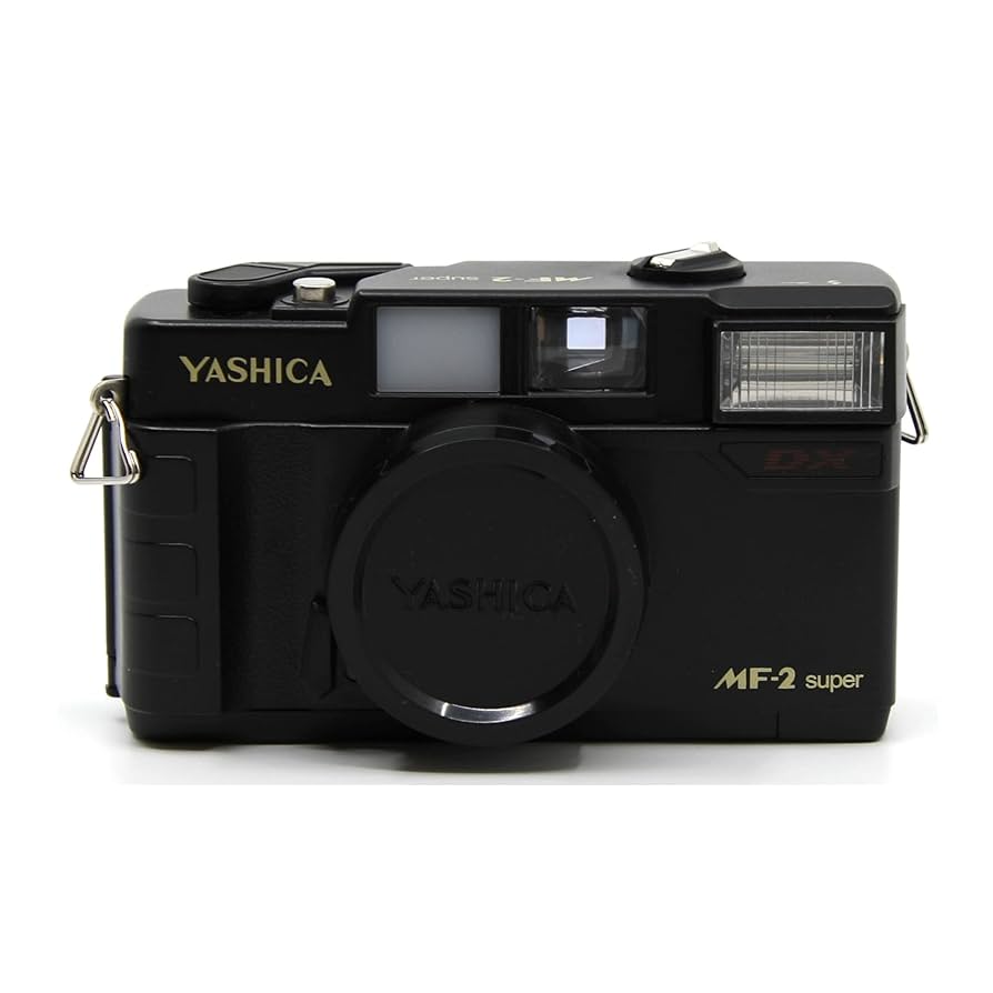 YASHICA MF-2 Super 35mm Film Camera with 38mm f/3.8 Lens by